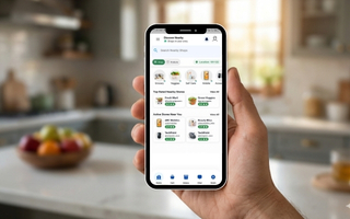 Browsing local products and categories