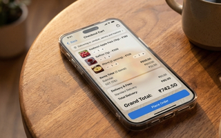 Cart showing clear prices and delivery